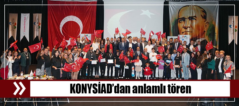 KONYSİAD’dan anlamlı tören