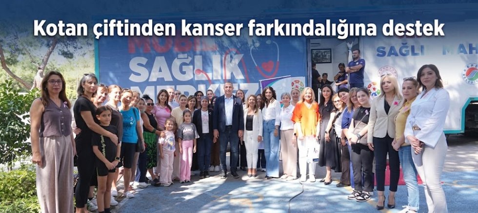 Kotan çiftinden kanser farkındalığına destek
