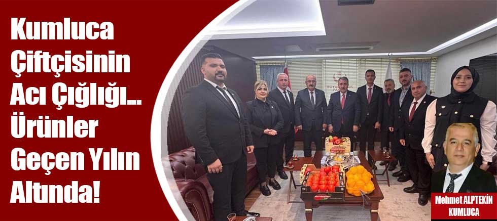 Kumluca Çiftçisinin Acı Çığlığı... Ürünler Geçen Yılın Altında!