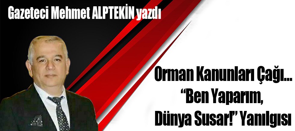 Orman Kanunları Çağı… “Ben Yaparım, Dünya Susar!” Yanılgısı