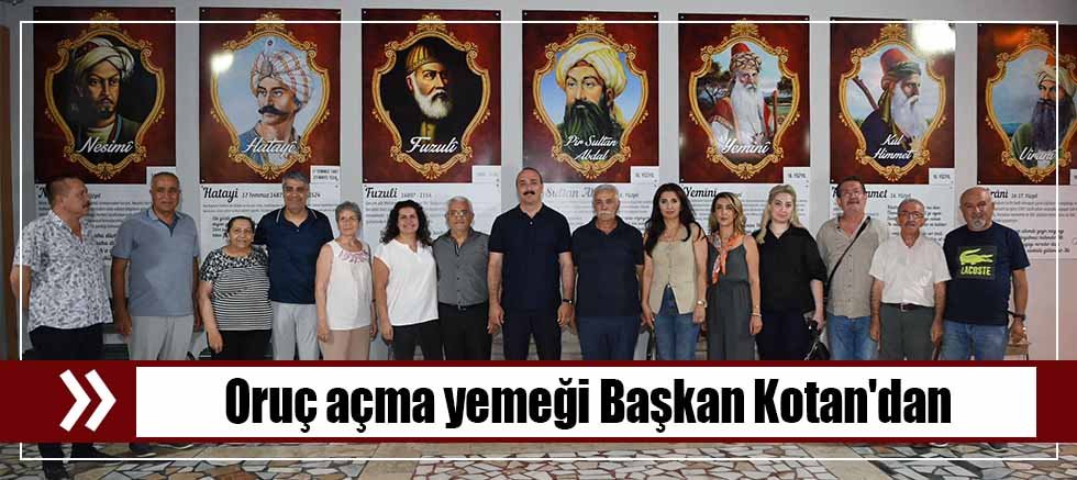 Oruç açma yemeği Başkan Kotan'dan