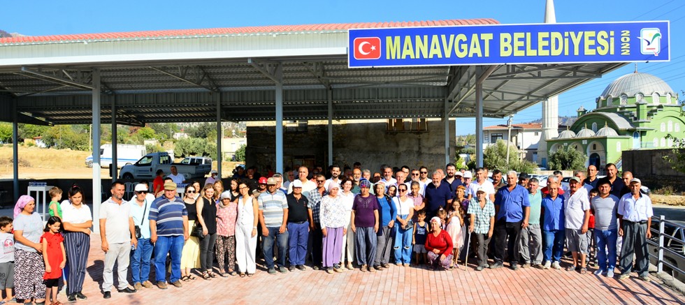 Manavgat Belediyesi'nden Saraçlı mahallesine kapalı alan
