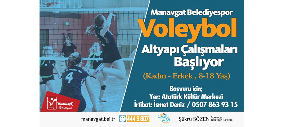 Manavgat Belediyesi voleybol takımı kuruyor