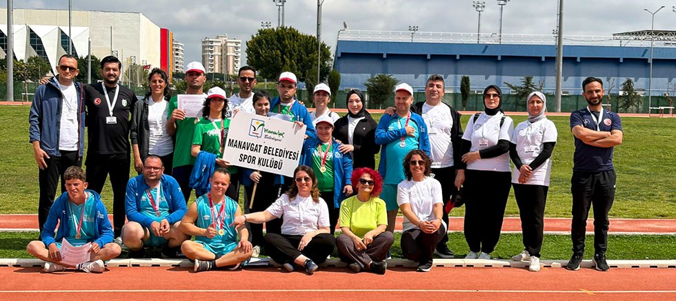 Manavgatlı özel sporculardan Atletizm İl Şampiyonası'nda büyük başarı