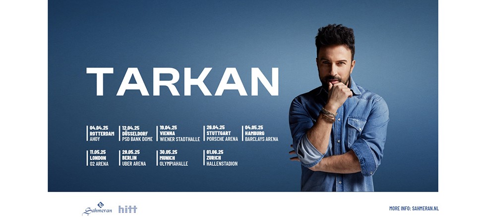 Megastar Tarkan, Yeni Şarkılarıyla Avrupa’da!
