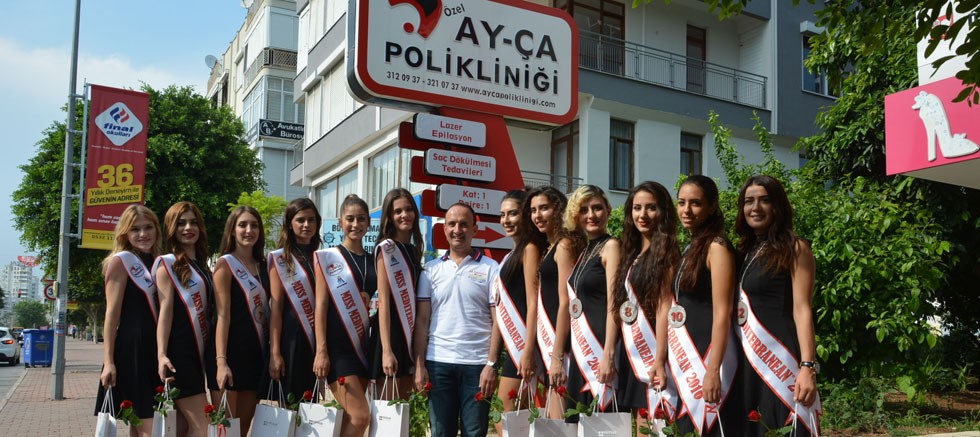 Miss Mediterranean ana sponsoru 5. kez AY-ÇA Estetik    