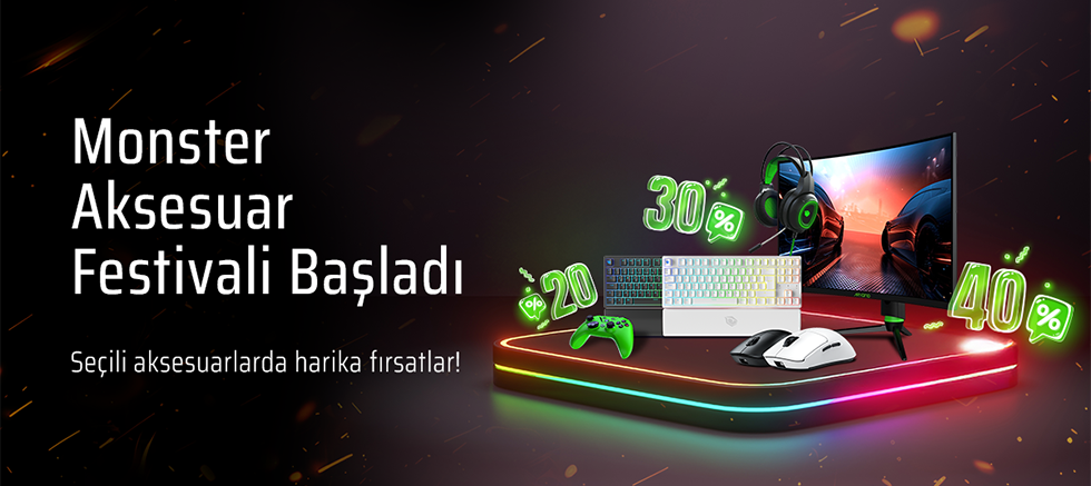 Monster aksesuar festivali başladı, yüzde 40’a varan indirimler sizi bekliyor!