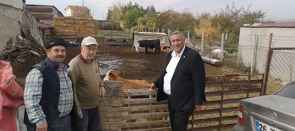Ömer Fethi Gürer, Eskişehir Sakintepe’de besiciler ile görüştü