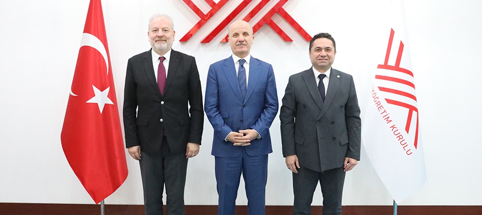 Rektör Türkdoğan, YÖK ve AFAD'da önemli temaslarda bulundu