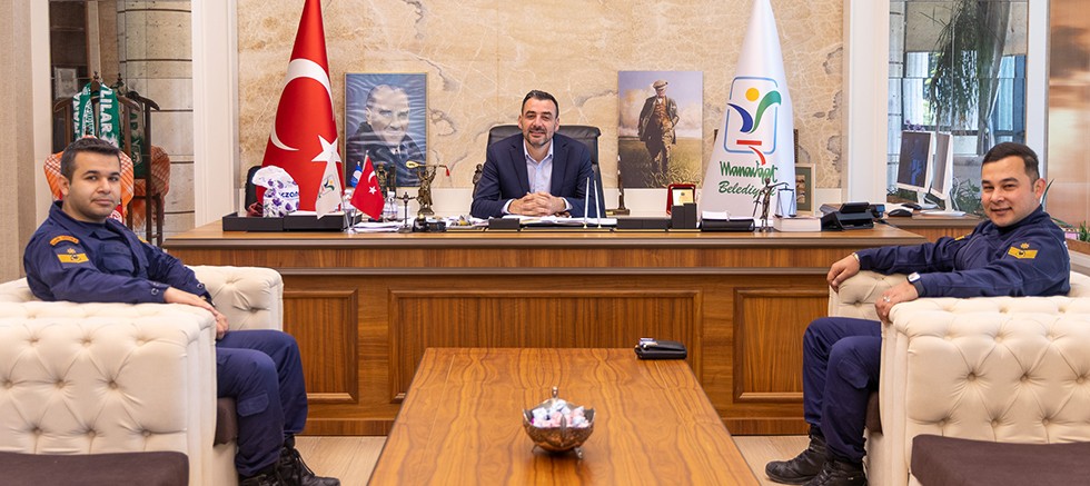 Sahil Güvenlik Komutanlığı'ndan Manavgat Belediyesi'ne ziyaret