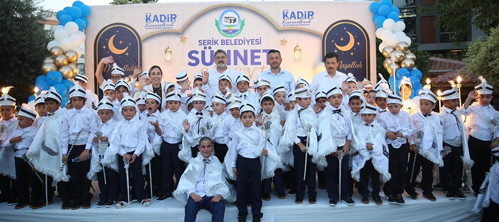 Serik'de sünnet şöleni coşkusu