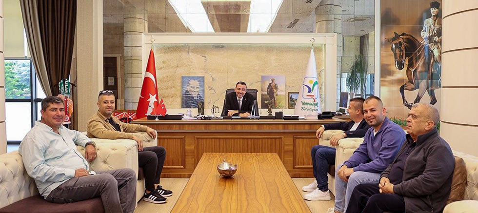Side Taksi Durak Başkanı ve taksici esnafından Manavgat Belediyesi'ne ziyaret