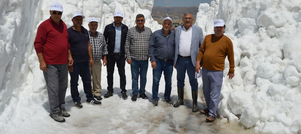 Söbüçimen Yayla Yolunda Karla Mücadele Çalışması