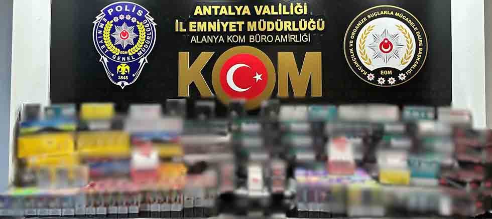 Son bir haftada 414 bin 419 adet kaçak makaron ele geçirildi