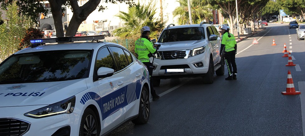 Son bir haftada 68 bin 330 araç denetlendi