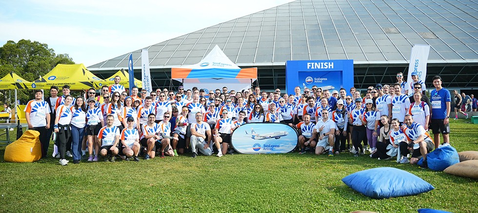 SunExpress, Runtalya’da 200 çalışanıyla iyilik için koştu