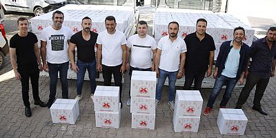 1 haftada 2 bin 500 aileye gıda kolisi dağıtıldı