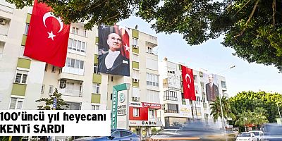 100’üncü yıl heyecanı kenti sardı