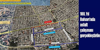 100. Yıl Bulvarı'nda asfalt çalışması gerçekleştirilecek 