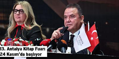 13. Antalya Kitap Fuarı 24 Kasım’da başlıyor