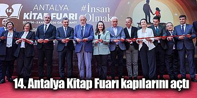 14. Antalya Kitap Fuarı kapılarını açtı