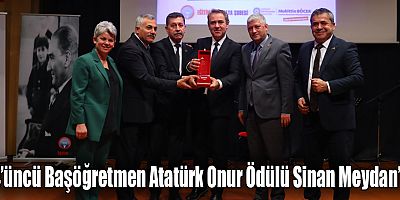  14`üncü Başöğretmen Atatürk Onur Ödülü Sinan Meydan’ın
