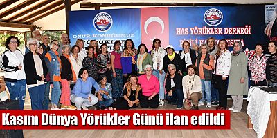 15 Kasım Dünya Yörükler Günü ilan edildi