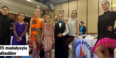 15 madalyayla döndüler