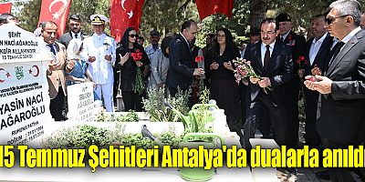 15 Temmuz Şehitleri Antalya'da dualarla anıldı