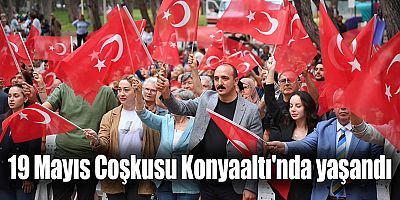 19 Mayıs Coşkusu Konyaaltı'nda yaşandı