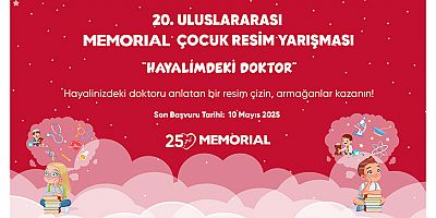 20. Memorial Uluslararası Çocuk Resim Yarışması Başvuruları Başladı