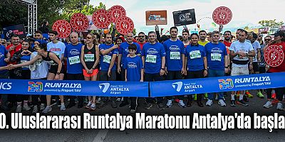 20. Uluslararası Runtalya Maratonu Antalya'da başladı