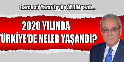 2020 YILINDA TÜRKİYE'DE NELER YAŞANDI?