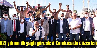 2021 yılının ilk yağlı güreşleri Kumluca'da düzenlendi