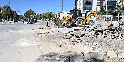 230 ve 234 cadde kesişimine akıllı modern dönel kavşak yapılıyor