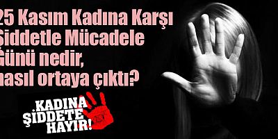 25 Kasım Kadına Karşı Şiddetle Mücadele Günü nedir
