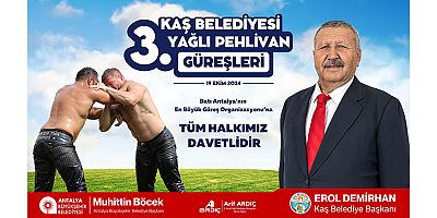 3. Kaş Belediyesi Yağlı Pehlivan Güreşleri’nde geri sayım başladı