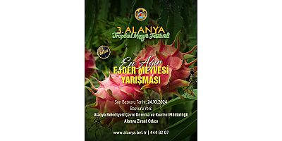 3.Tropikal Meyve Festivali'nde yarışmalar için başvurular başladı