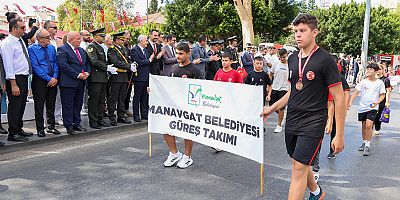30 Ağustos Zafer Bayramı'nın 103.yıl dönümü Manavgat'ta coşkuyla kutlandı