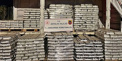 30 bin litre etil alkol ele geçirildi