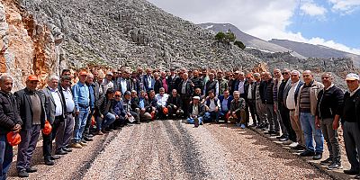 30 yaylaya ulaşımı sağlayan Demirkapı'da çalışmalar son aşamaya geldi