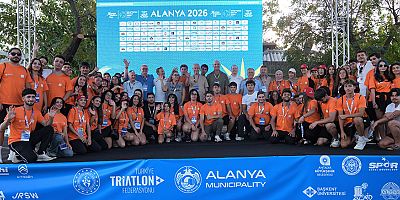 35. Uluslararası Alanya Triatlonu coşkuyla tamamlandı