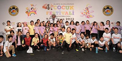 4. Alanya Uluslararası Çocuk Festivali sona erdi