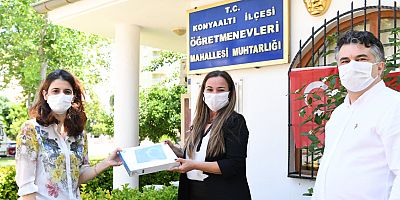 4 ayda 448 kg atık yağ toplayan muhtar ödüllendirildi