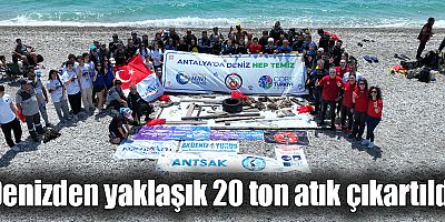 4 etaptan oluşan deniz dibi temizliği etkinliği tamamlandı