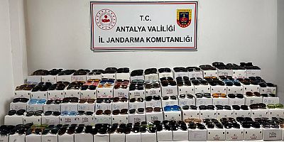 5 bin adet kaçak güneş gözlüğü ele geçirildi