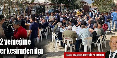 52 yemeğine her kesimden ilgi