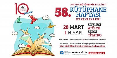 58. Kütüphane Haftası etkinliklerle kutlanacak