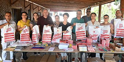 6 bin 500 öğrencinin kırtasiye malzemesi Kemer Belediyesi'nden