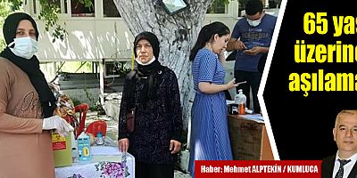 65 yaş üzerine aşılama